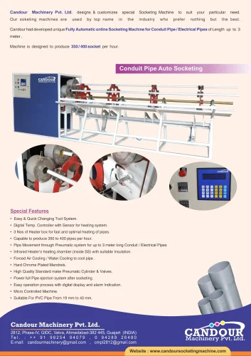Conduit Socketing Machine