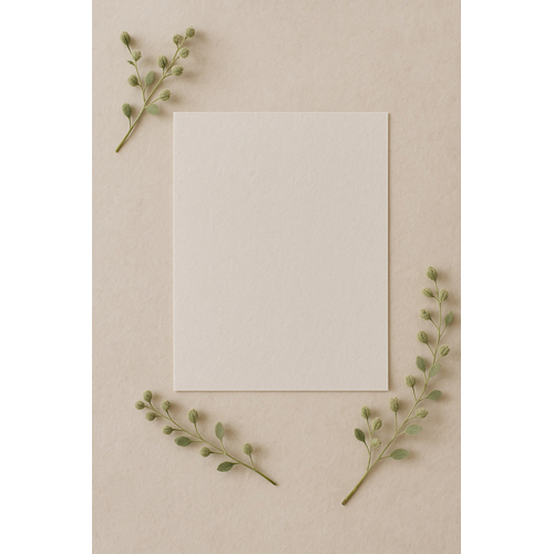 White Greeting Card - Feature: High Quality
