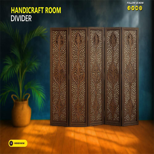 Handicraft Room Divider - Color: Brown