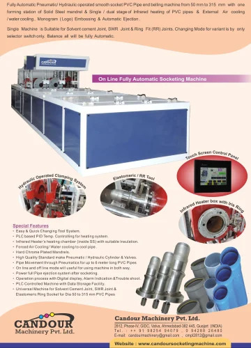 Plastic Pipe Belling Machine - Automatic Grade: Automatic