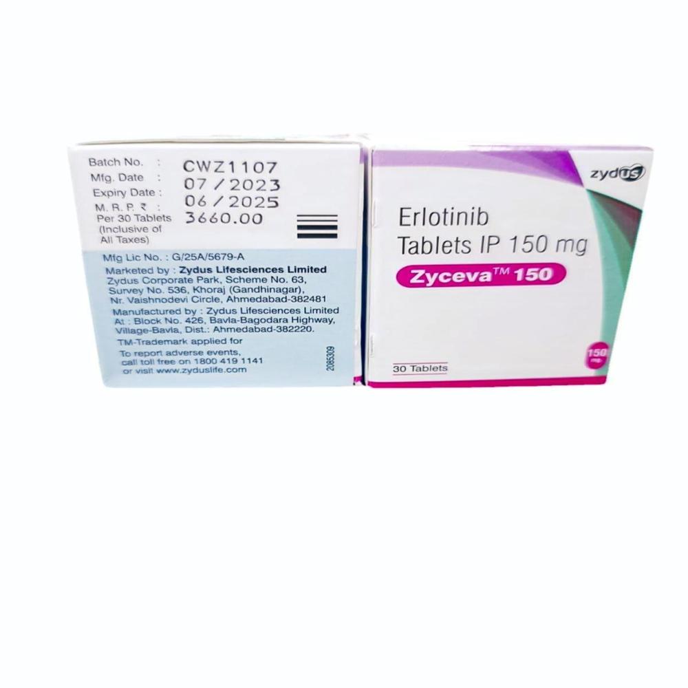 Zyceva Erlotinib 150mg Tablets