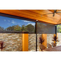 Zipper Roller Screen Window - Color: As Per Availability