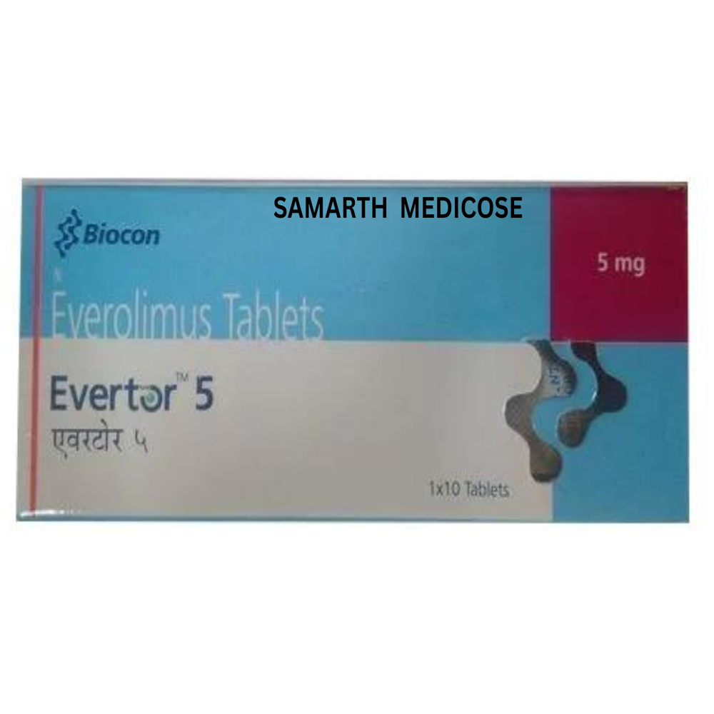 Evertor Everolimus 5mg Tablets