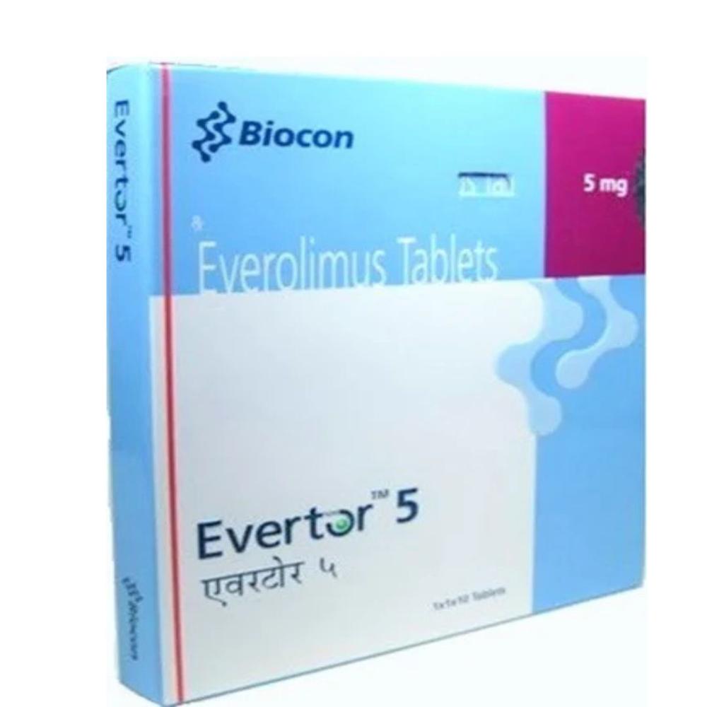 Evertor Everolimus 5mg Tablets - Origin: India