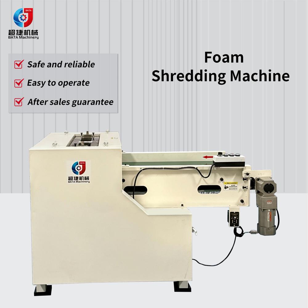 Foam shredding machine