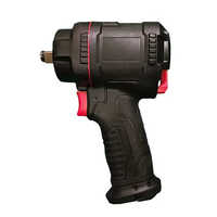 Pneumatic Impact Wrench - Stainless Steel, 1/2 Inch Drive, Black Color | Air Consumption 4-6 Bar, Maximum Torque 4000 Nm, Model Piw