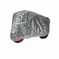 Polco Silver Checks Bike Cover