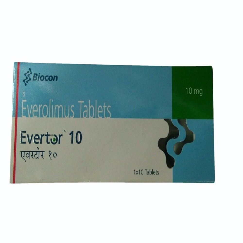 Evertor Everolimus 10mg Tablet