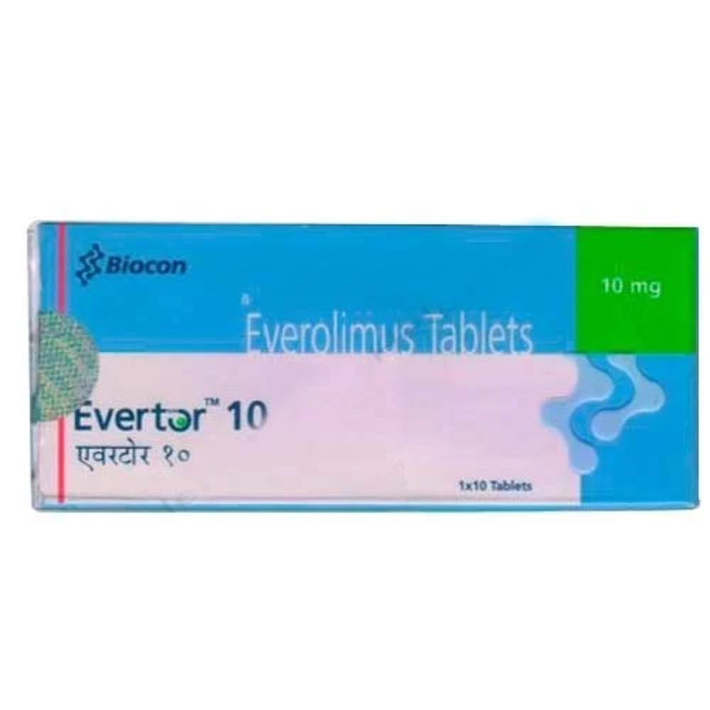 Evertor Everolimus 10mg Tablet