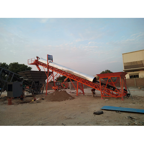 Aggregate Feeding Belt Conveyor System - Material: Mild Steel