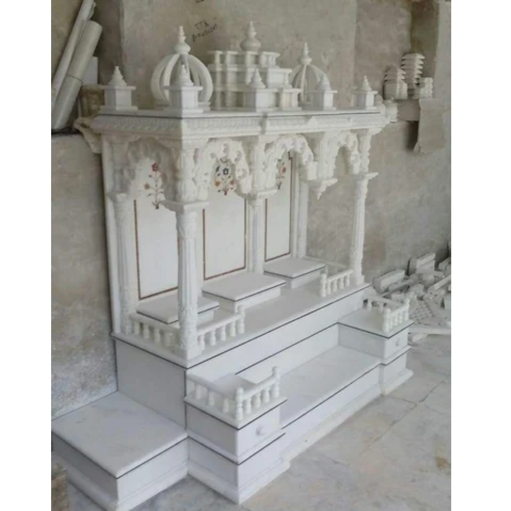 Home Pooja Marble Temple