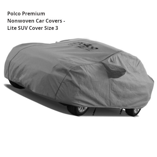 Polco Premium Nonwoven Car Covers Lite Car Cover Size 3