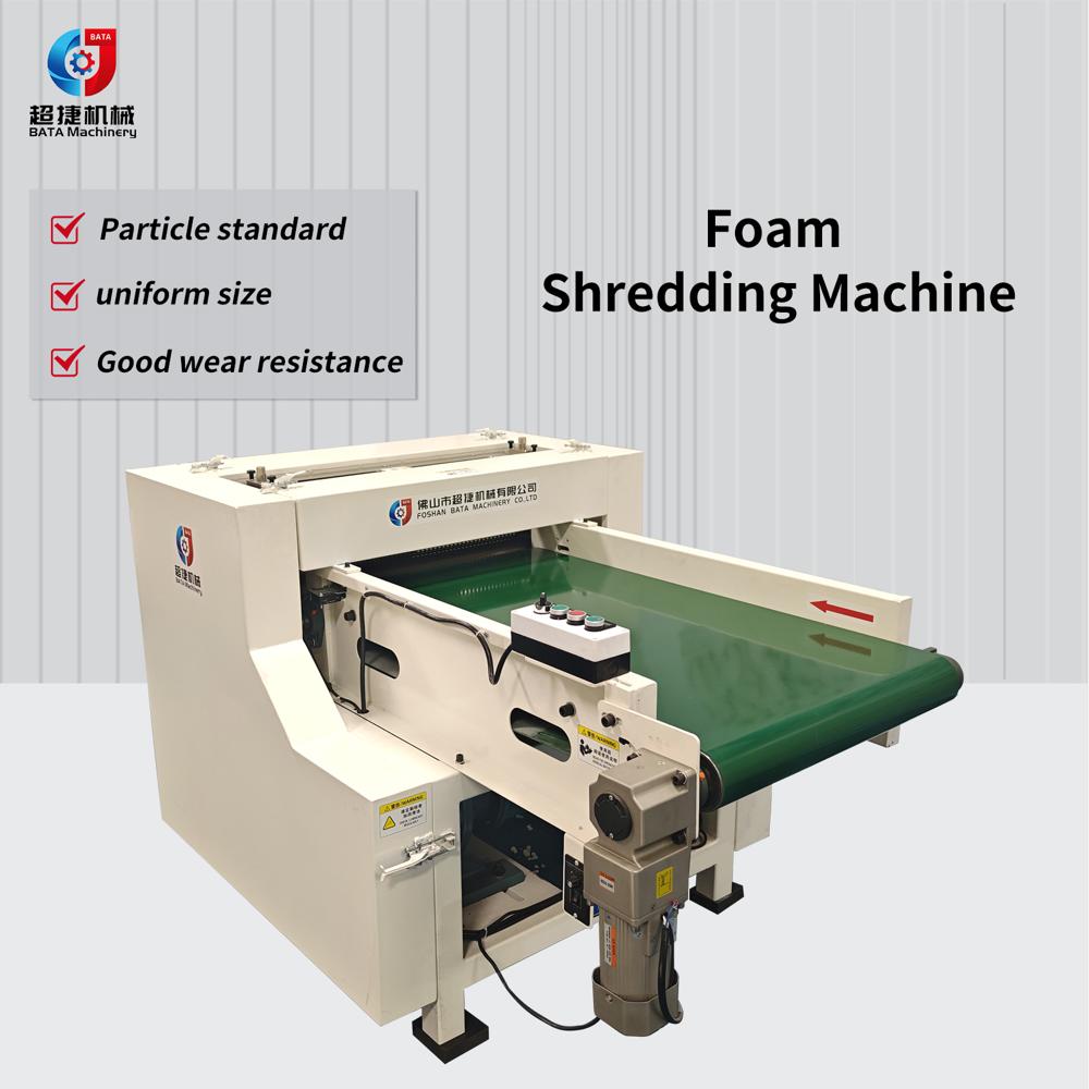 Foam shredding machine