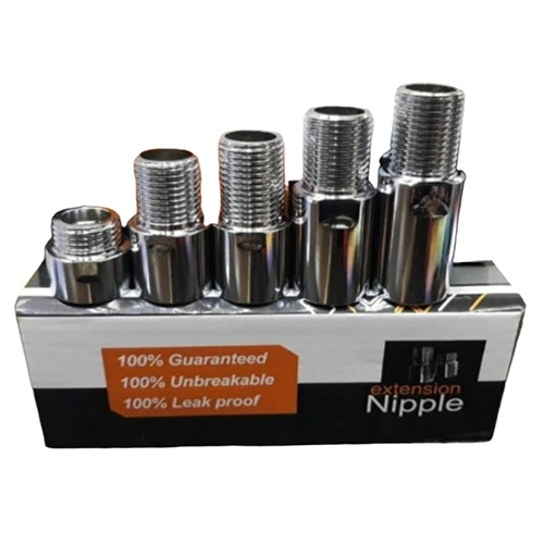 Extension Nipple - Color: Silver