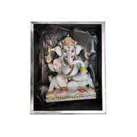 Polished Marble Bal Ganesha Statue