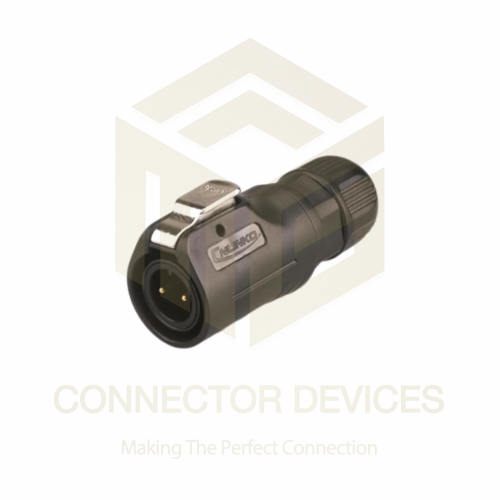 LP12 125V 5A 2Pin Male Plug IP67 Waterproof Power Connector 