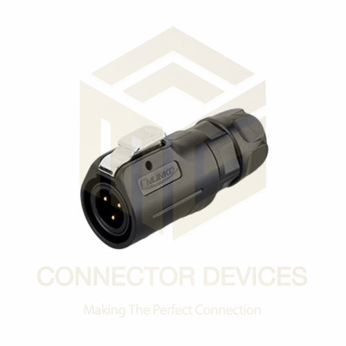 LP12 125V 5A 3Pin Male Plug IP67 Waterproof Power Connector Plastic Shell Solder Terminal