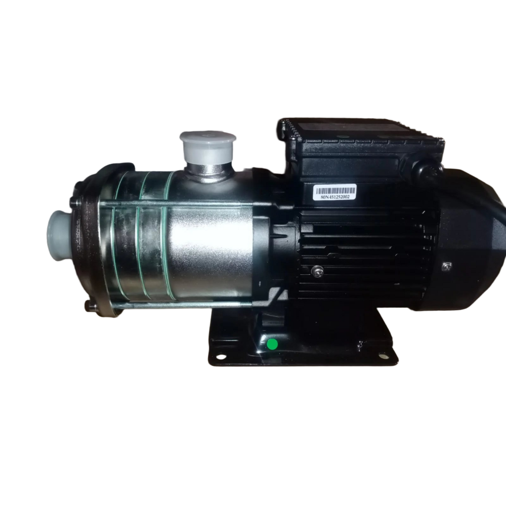 Horizontal Multistage Pump - Cast Iron, Standard Size, Black | 220 Volt, 50 Hertz, Electric Horsepower, Ideal for Industrial & Water Well Applications
