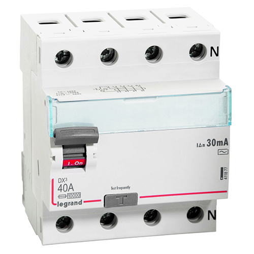 4 Pole 415 V- Dx3 Rccbs - Color: White