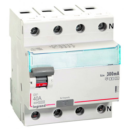 4 Pole 415 V - A-S - Dx3 Rccbs - Color: White