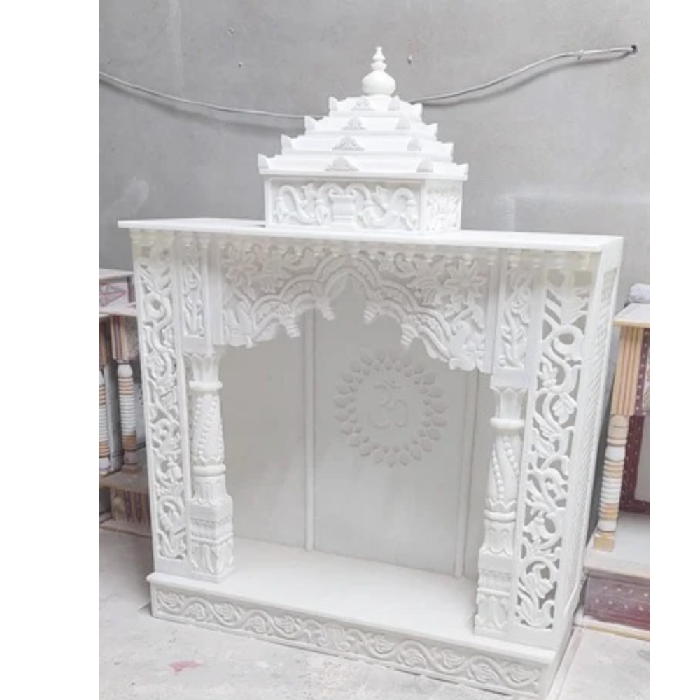 Pure White Marble Temple