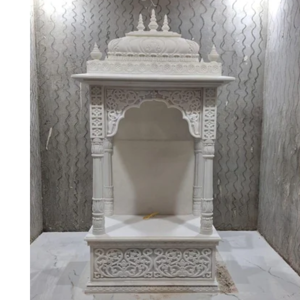 Pure White Marble Temple