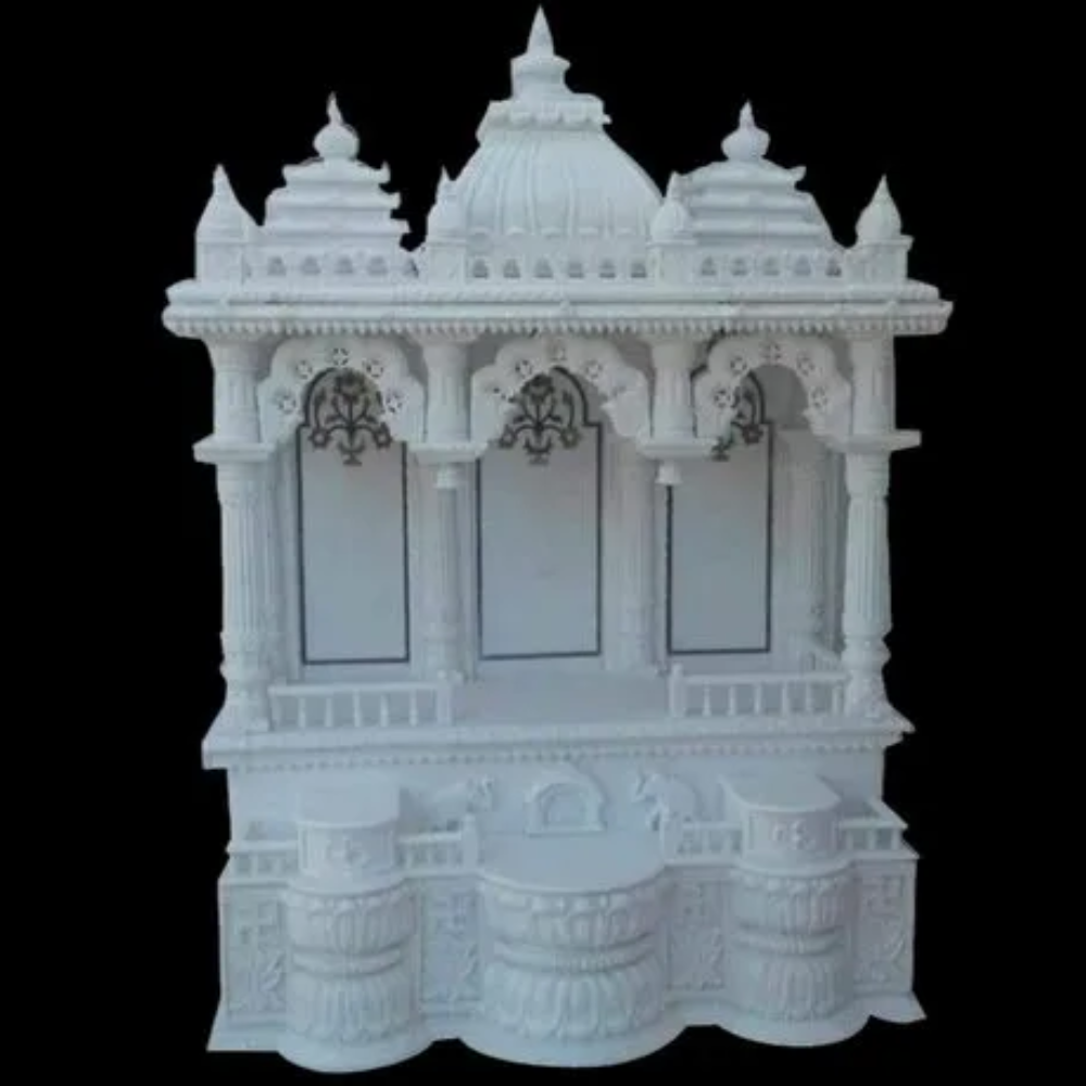 Pure White Marble Temple