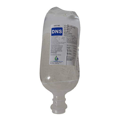 IV Fluids DNS 500 ML Sodium Chloride And Dextrose injection IP