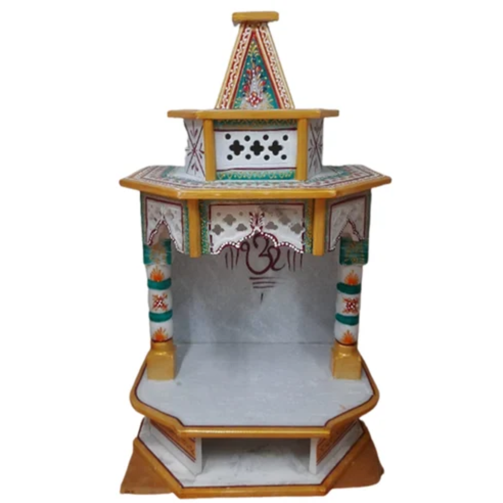 Polished Marble Indoor Temple - Color: White