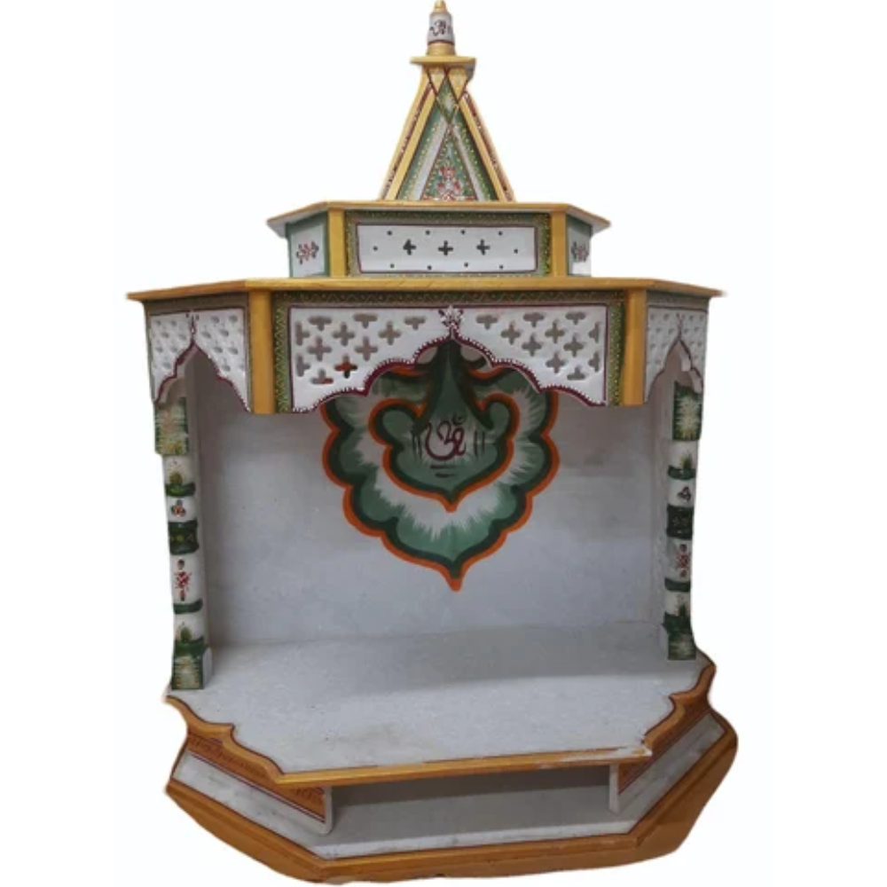 Polished Marble Indoor Temple - Color: White