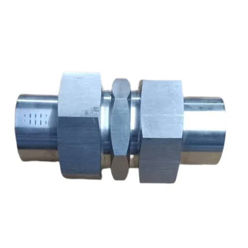Stainless Steel Pipe Connector - Color: Silver