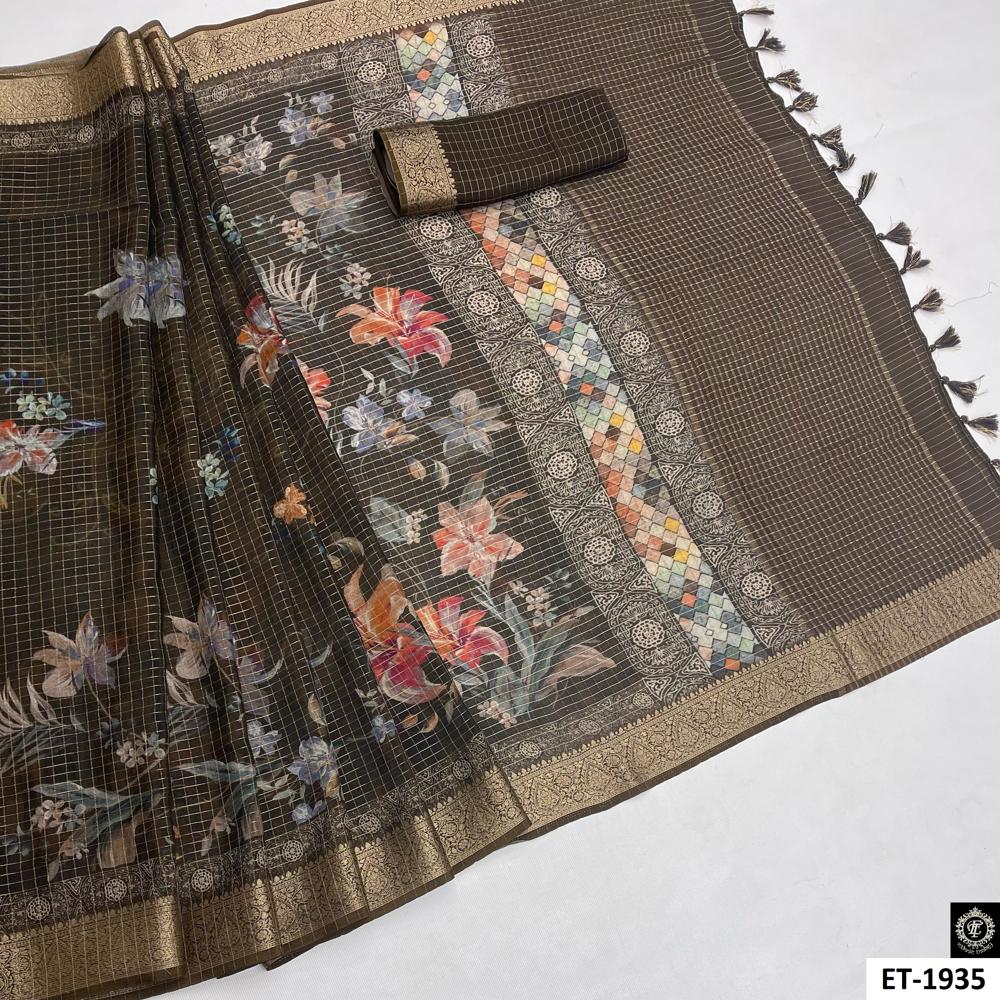 Floral Digital Printed Saree