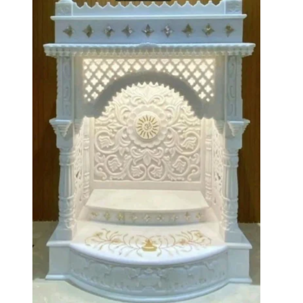 Carved beautiful marble temple