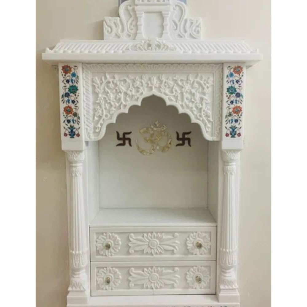 Carved beautiful marble temple