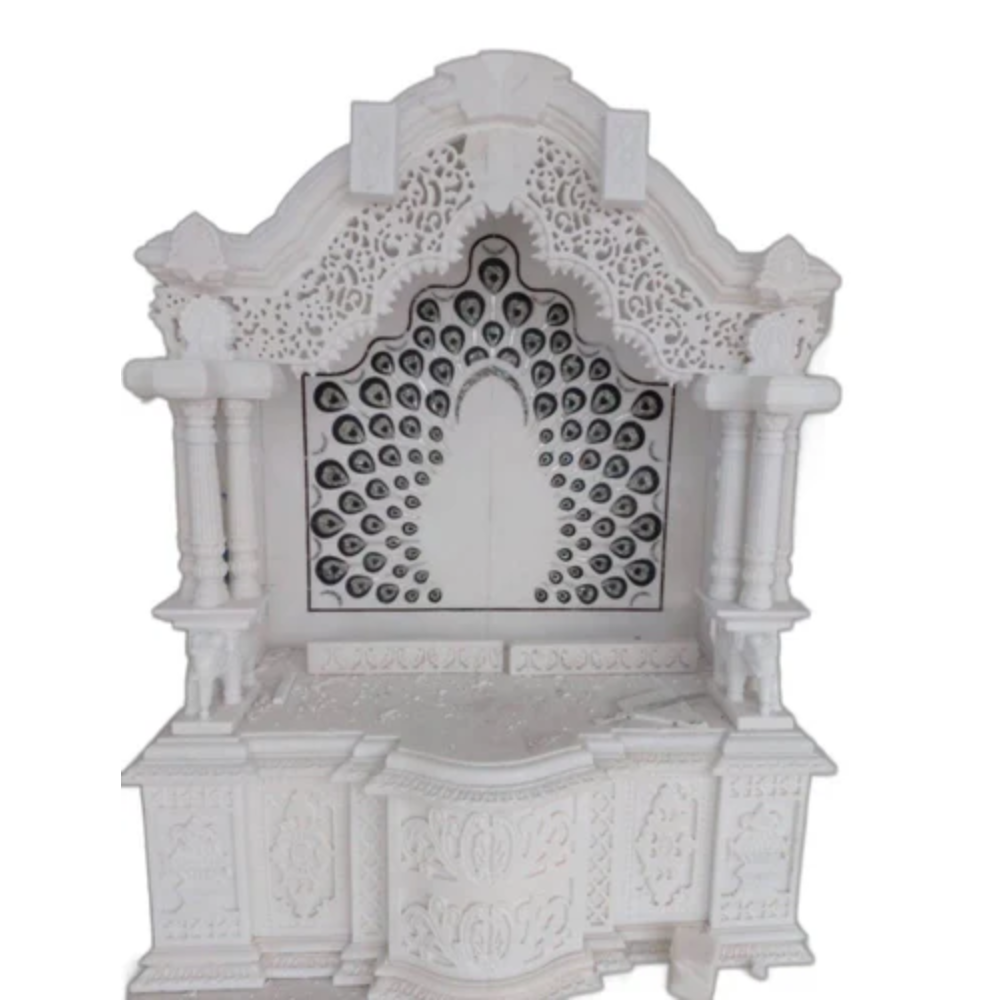 Carved beautiful marble temple