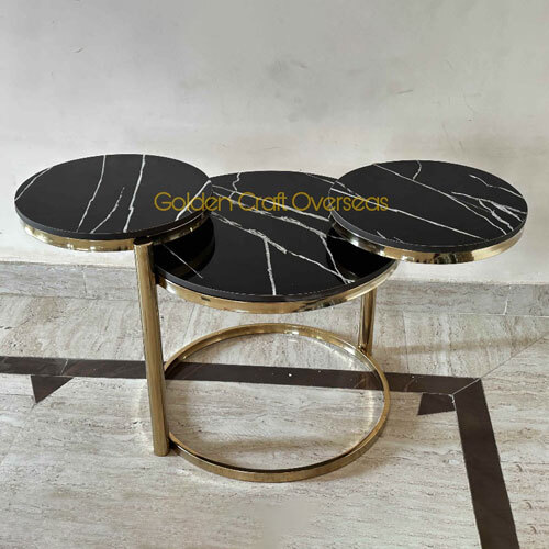 Ss Gold Pvd Center Table
