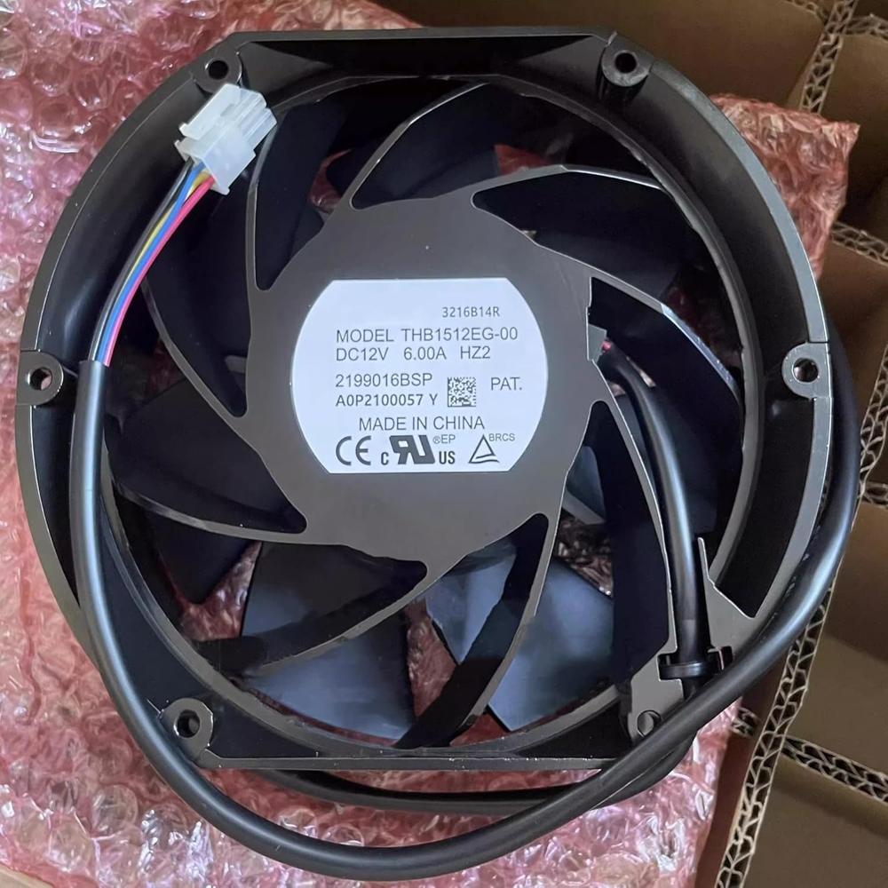 Delta THB1512EG-00 Axial Fan 12V-6.00A DC Bruhless Air Cooling Fan 17000 RPM 172 * 150 * 51mm 4Wire