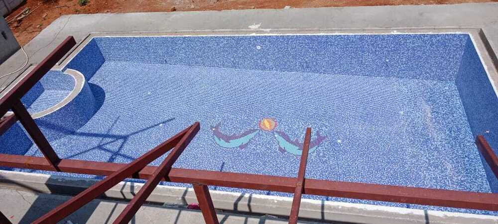 MELODY GLASS MOSAIC TILES SWIMMING POOL TILES