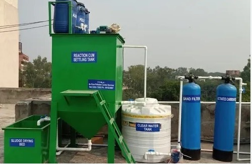 small sewage treatment plant