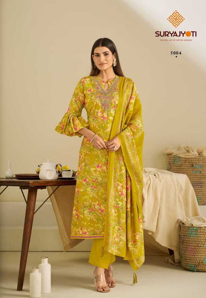 Suryajyoti Kora Vol-5  Dress material