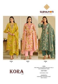 Suryajyoti Kora Vol-5  Dress material