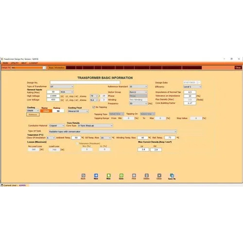 ट्रांसफार्मर डिज़ाइन सॉफ़्टवेयर