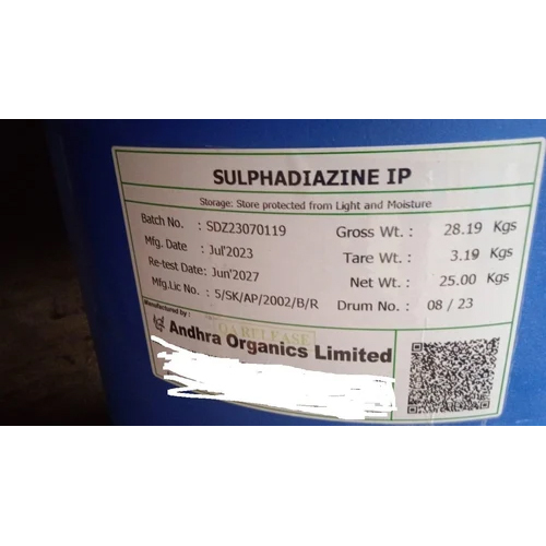 Sulphadiazine Ip Powder - Application: Pharmaceutical Industry