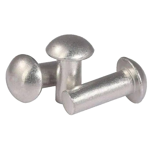 Round Silver Aluminium Rivet