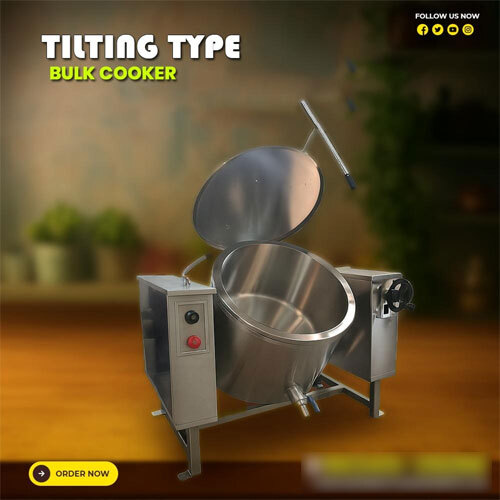 Tilting Type Bulk Cooker - Features: Good Quality