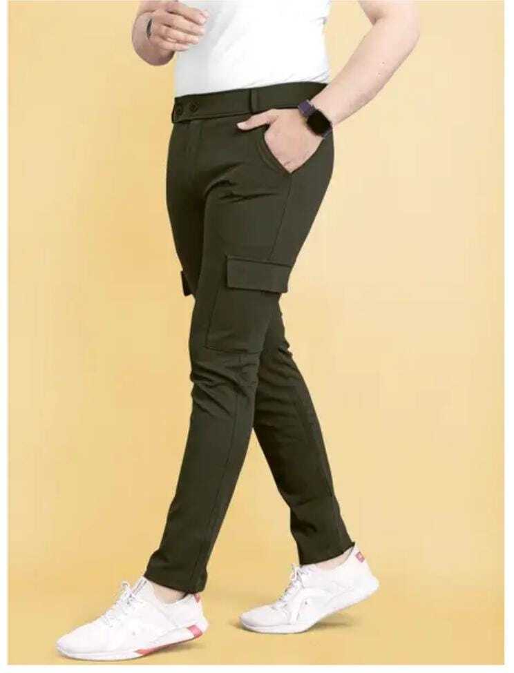 Multycolour And All Size Mens Premuim Trouser - Color: Brown