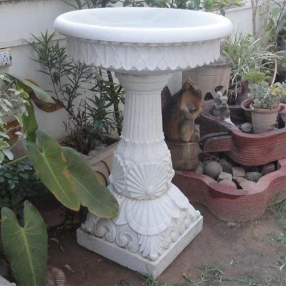 Garden Marble Bird Bath
