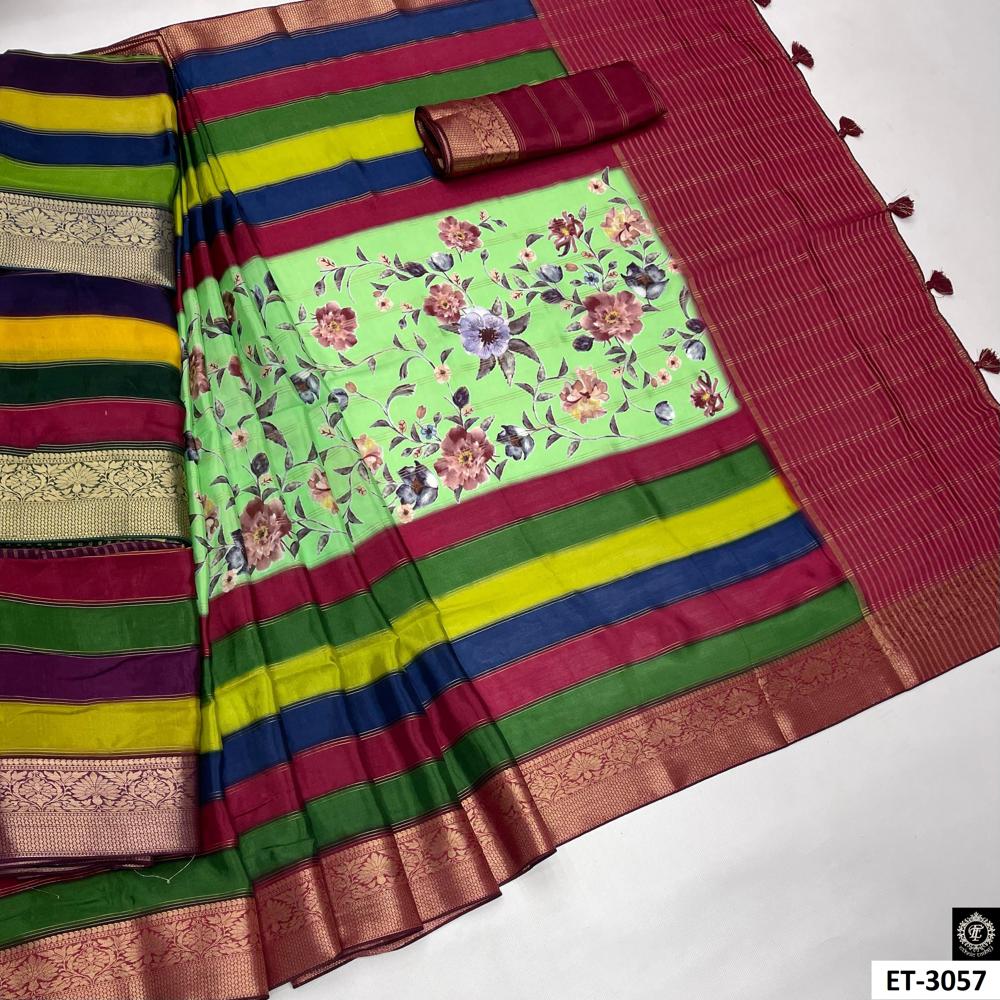 RAINBOW FLORAL SAREE