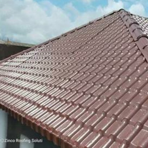 Roofastic 4 लेयर पीवीसी स्पेनिश रूफ शीट