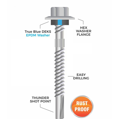 Self Drilling Screw - Color: Silver